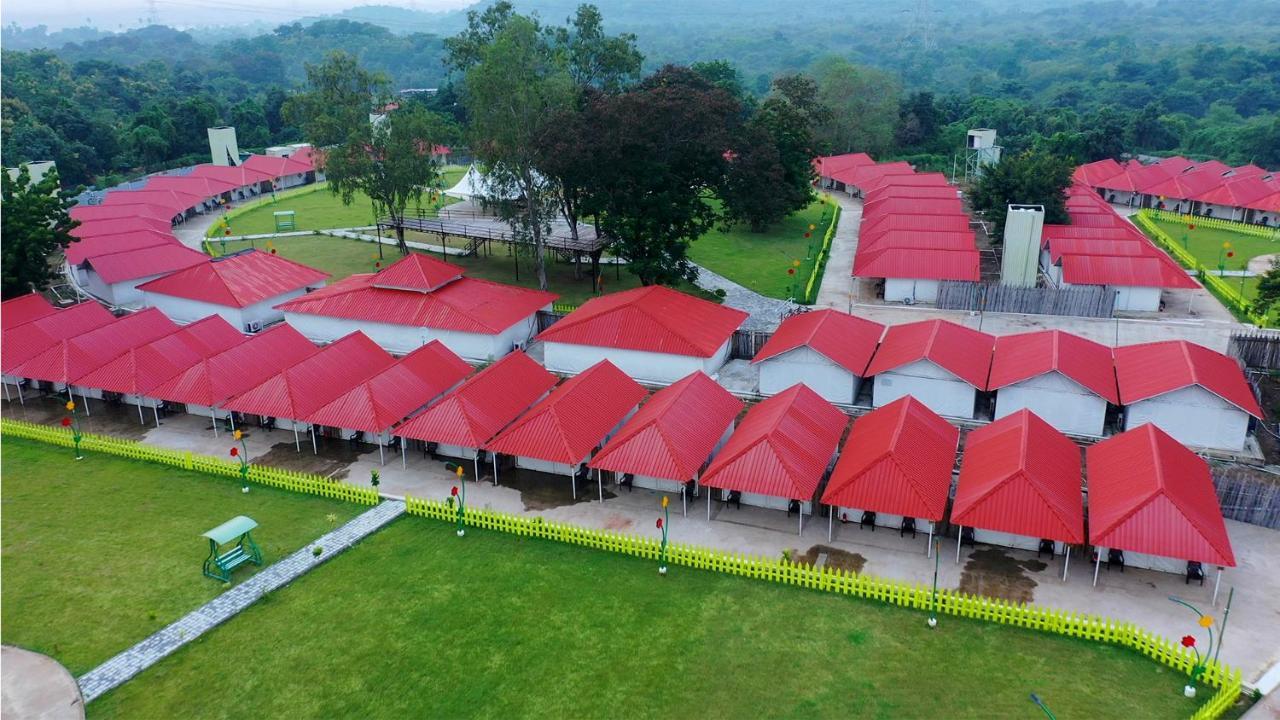 Praveg Tent City Narmada, Statue Of Unity Kevadia Buitenkant foto