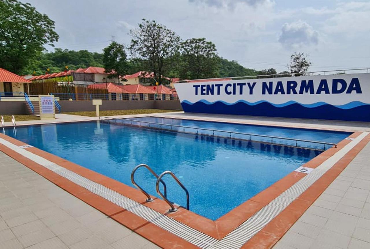 Praveg Tent City Narmada, Statue Of Unity Kevadia Buitenkant foto