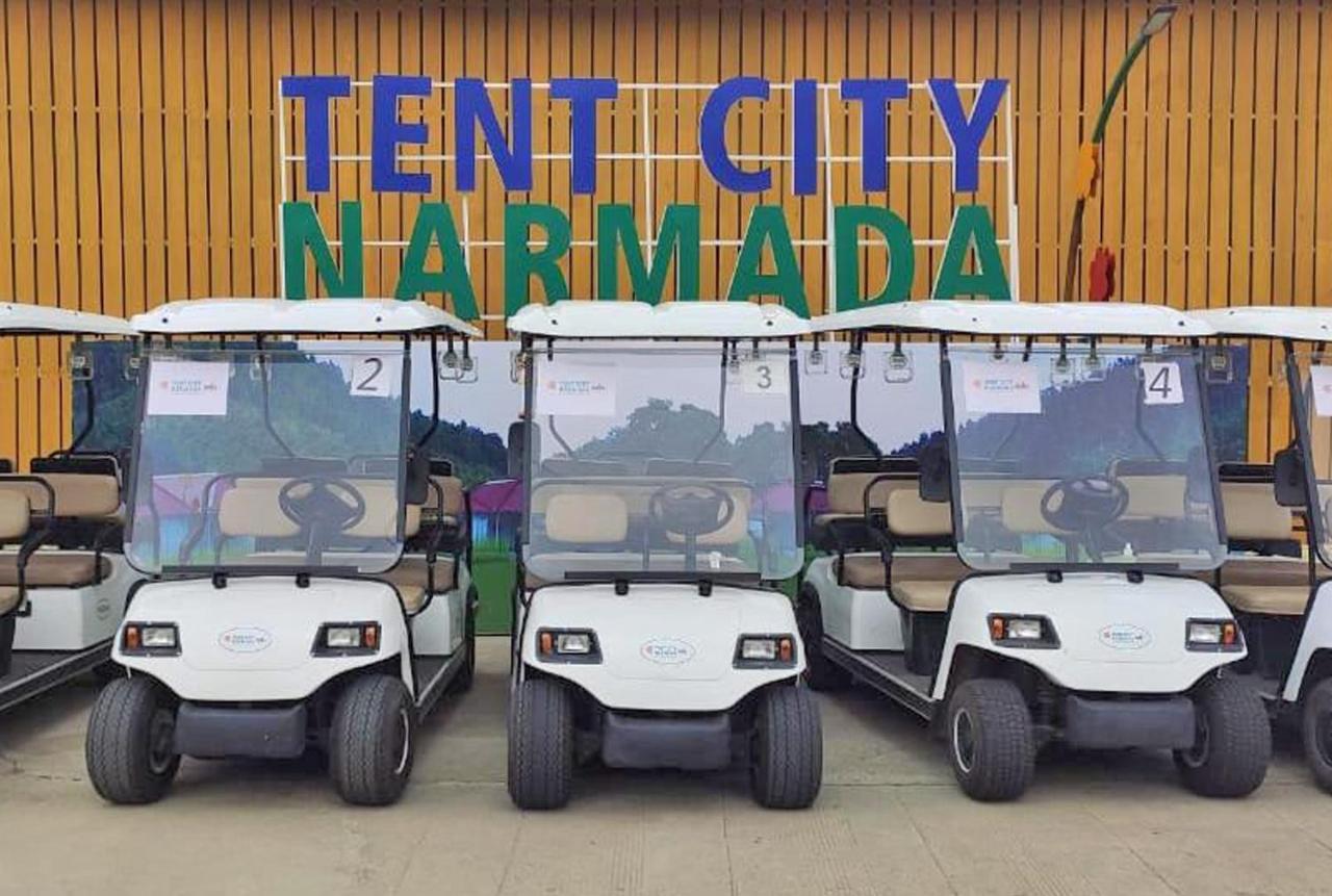 Praveg Tent City Narmada, Statue Of Unity Kevadia Buitenkant foto